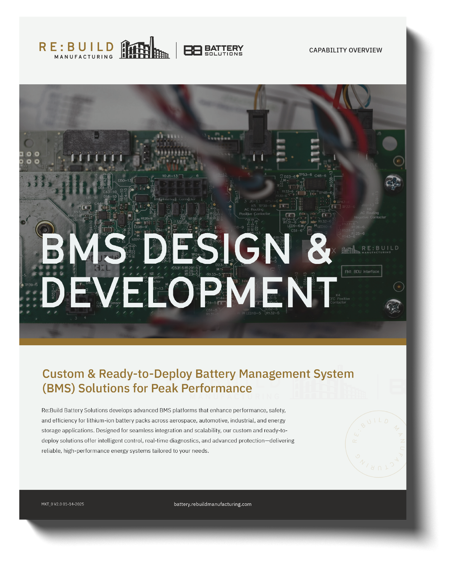 Battery Solutions BMS Brochure