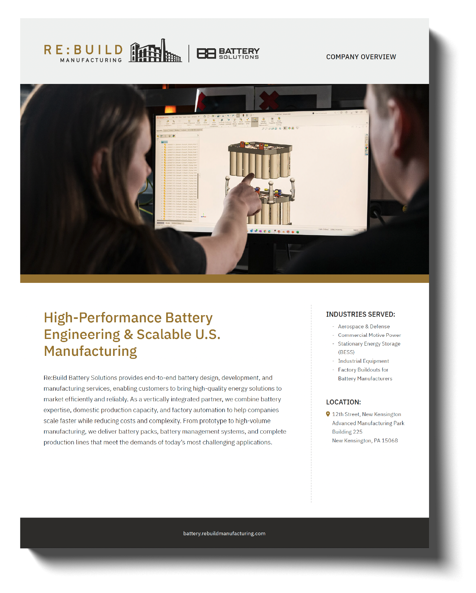 Battery Solutions Company Brochure
