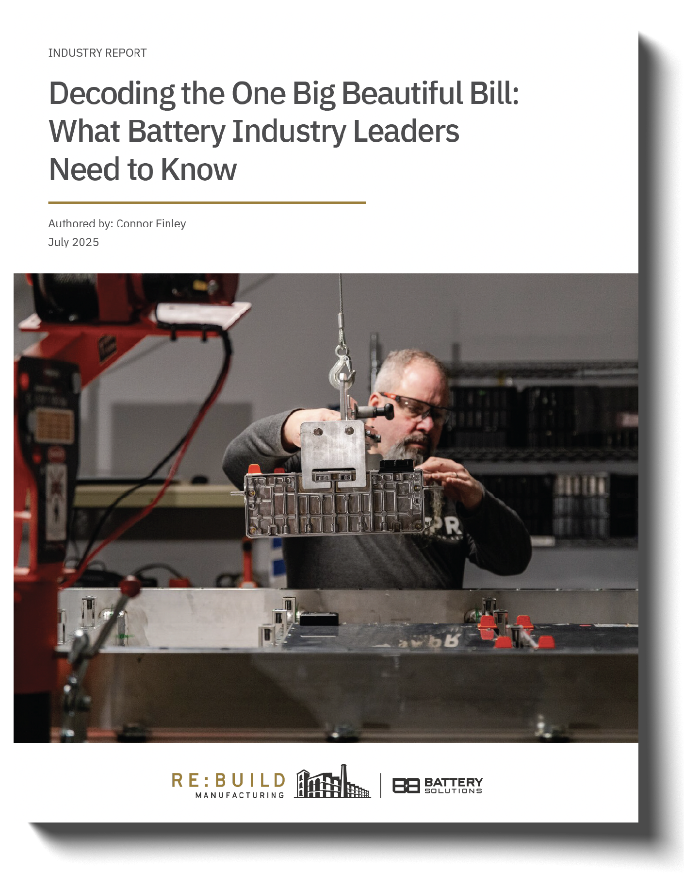 Re:Build Battery Solutions Industry Report Decoding the OBBBA